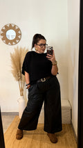 Pantalon simili cuir