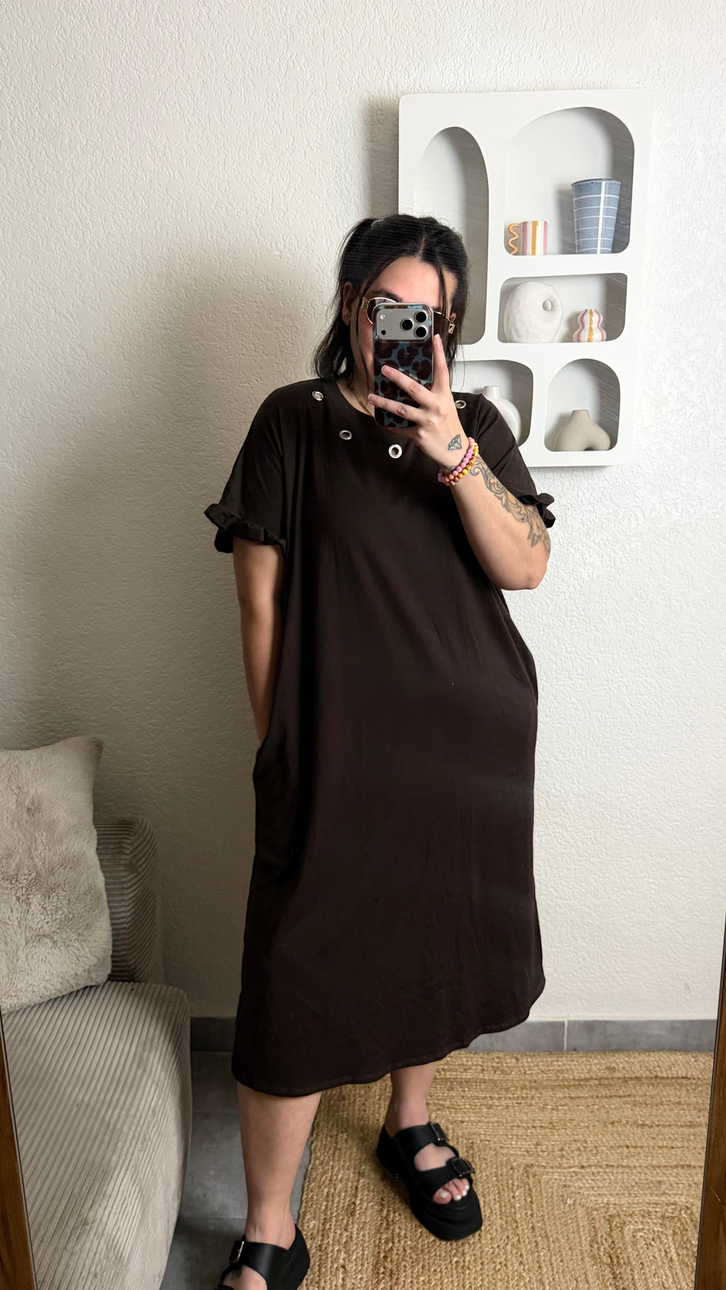Robe œillets
