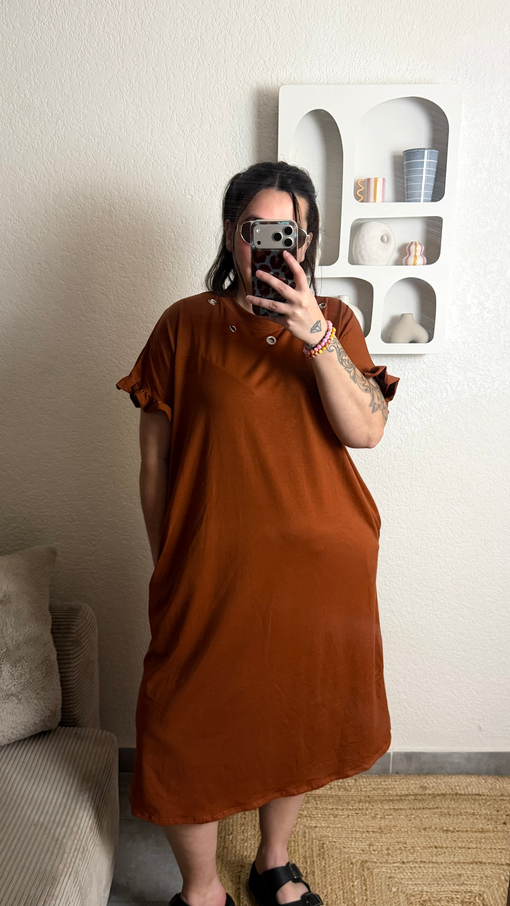 Robe œillets