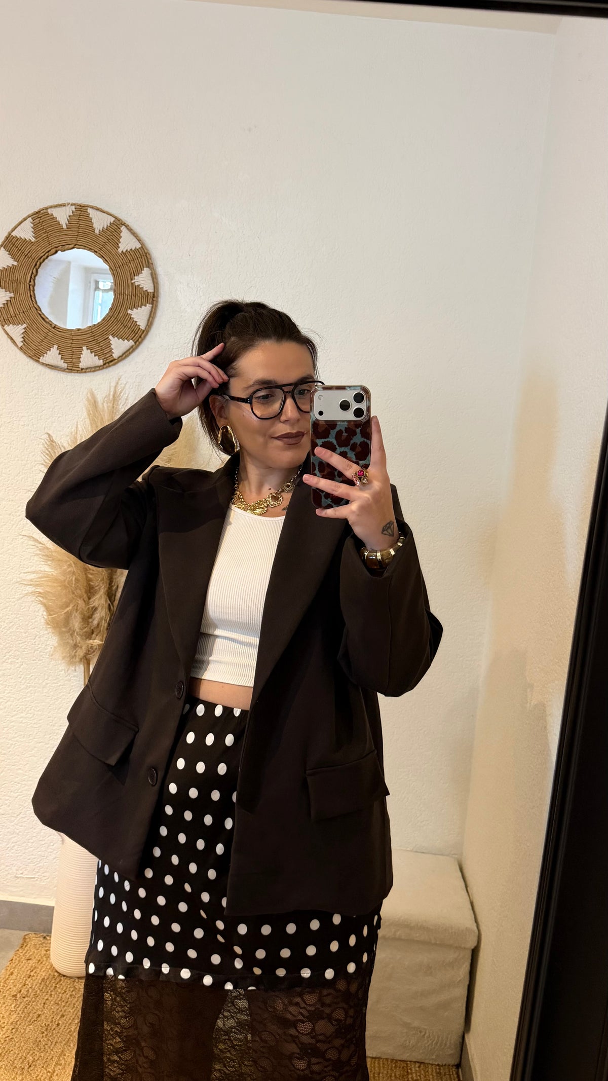 Blazer dos boutonné