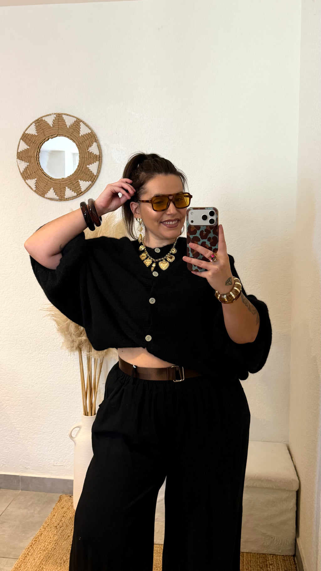 Gilet oversize manches ballon