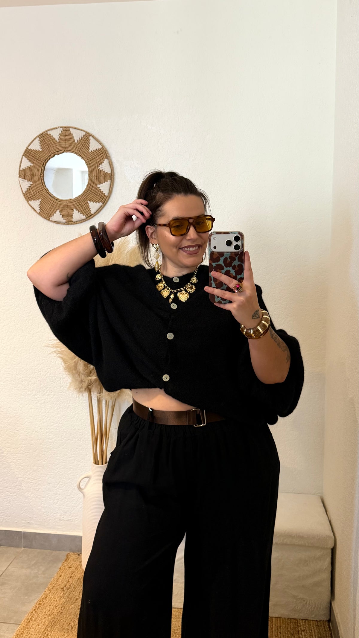 Gilet oversize manches ballon