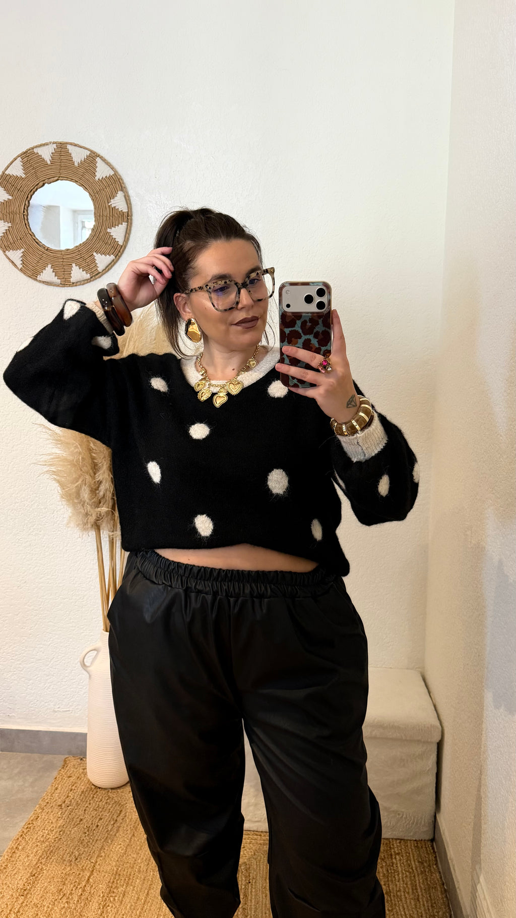 Pull à pois