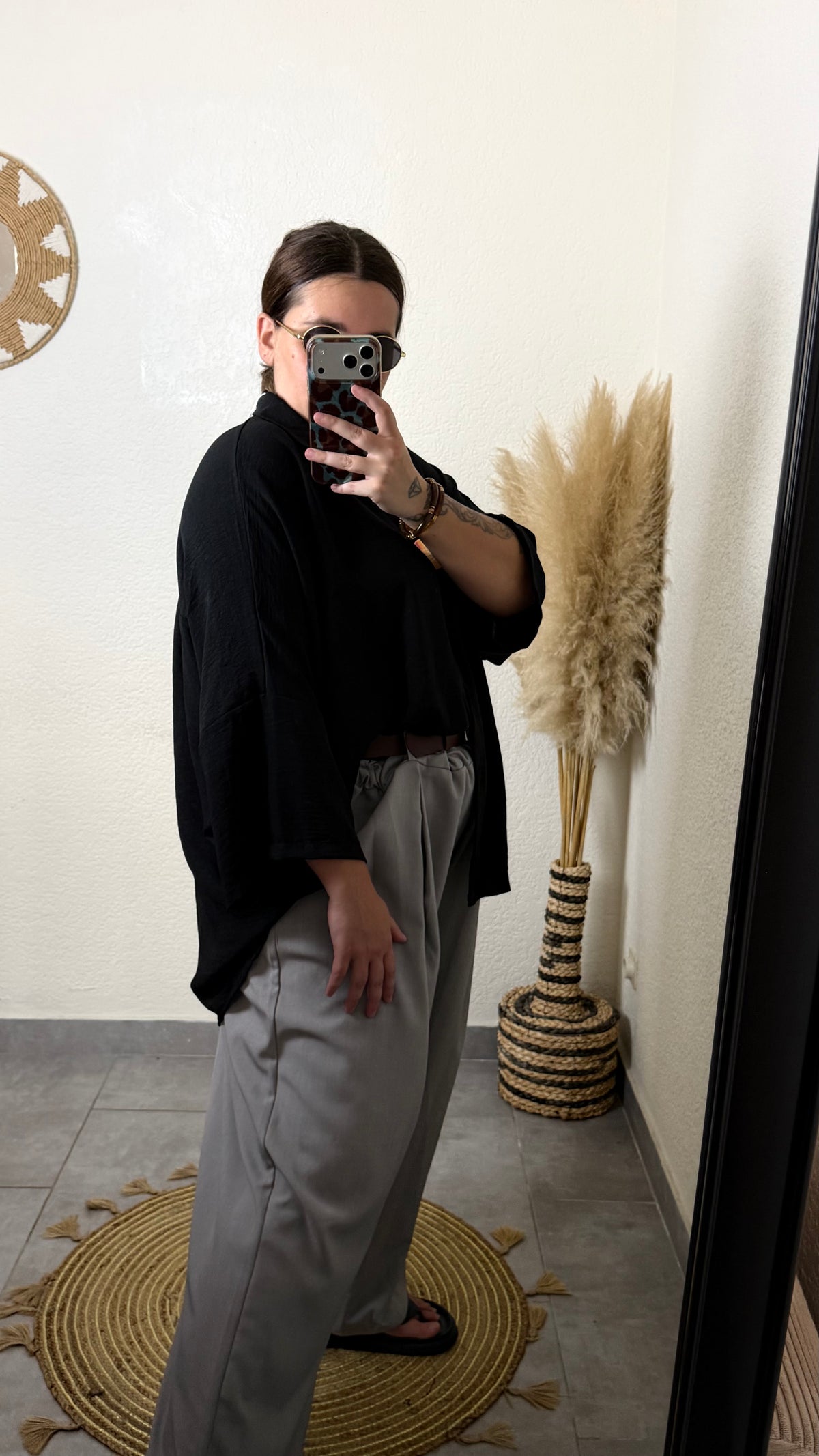 Chemise gros boutons