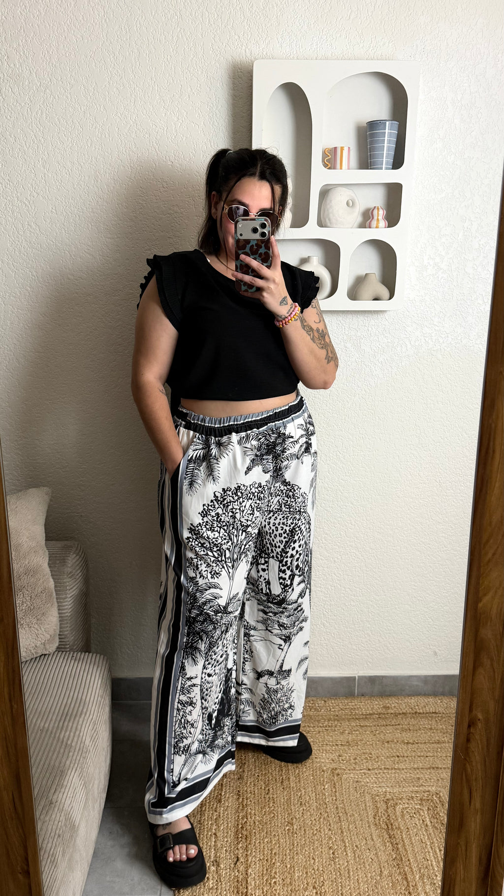 Pantalon jungle noir