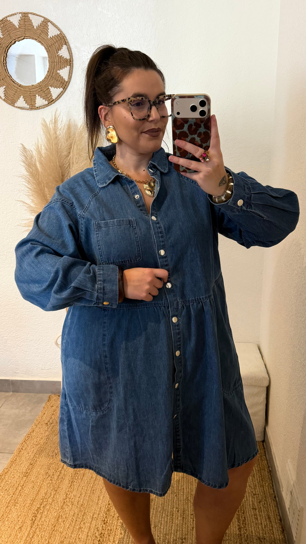 Robe en jean