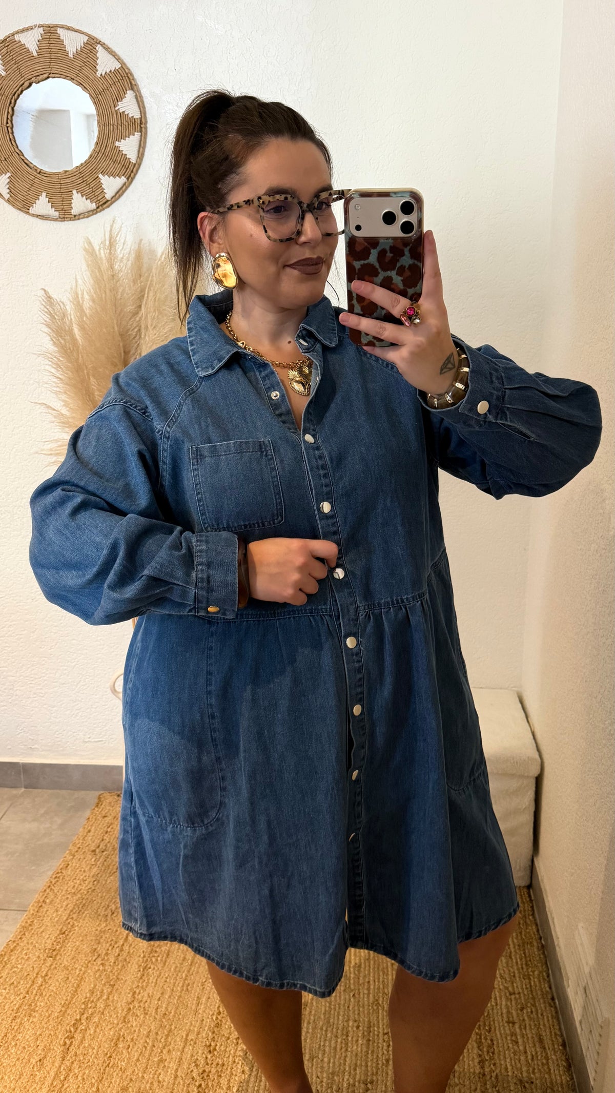 Robe en jean