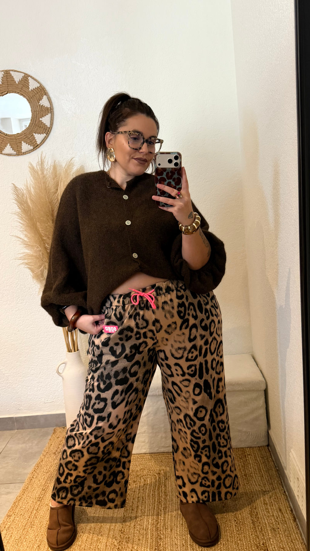 Pantalon leopard