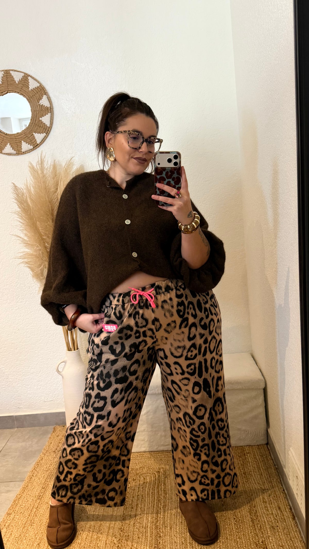 Pantalon leopard