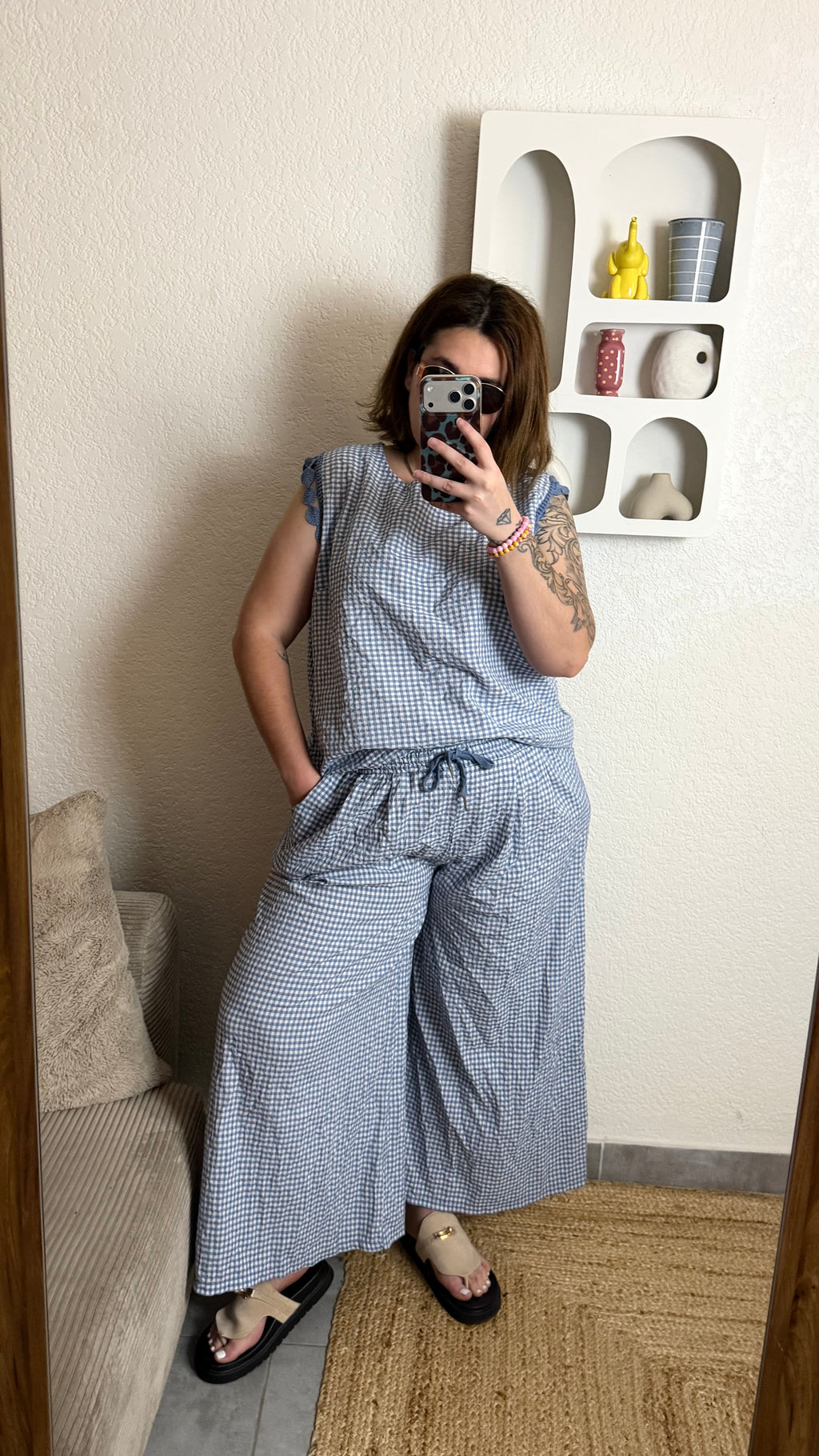 Pantalon vichy