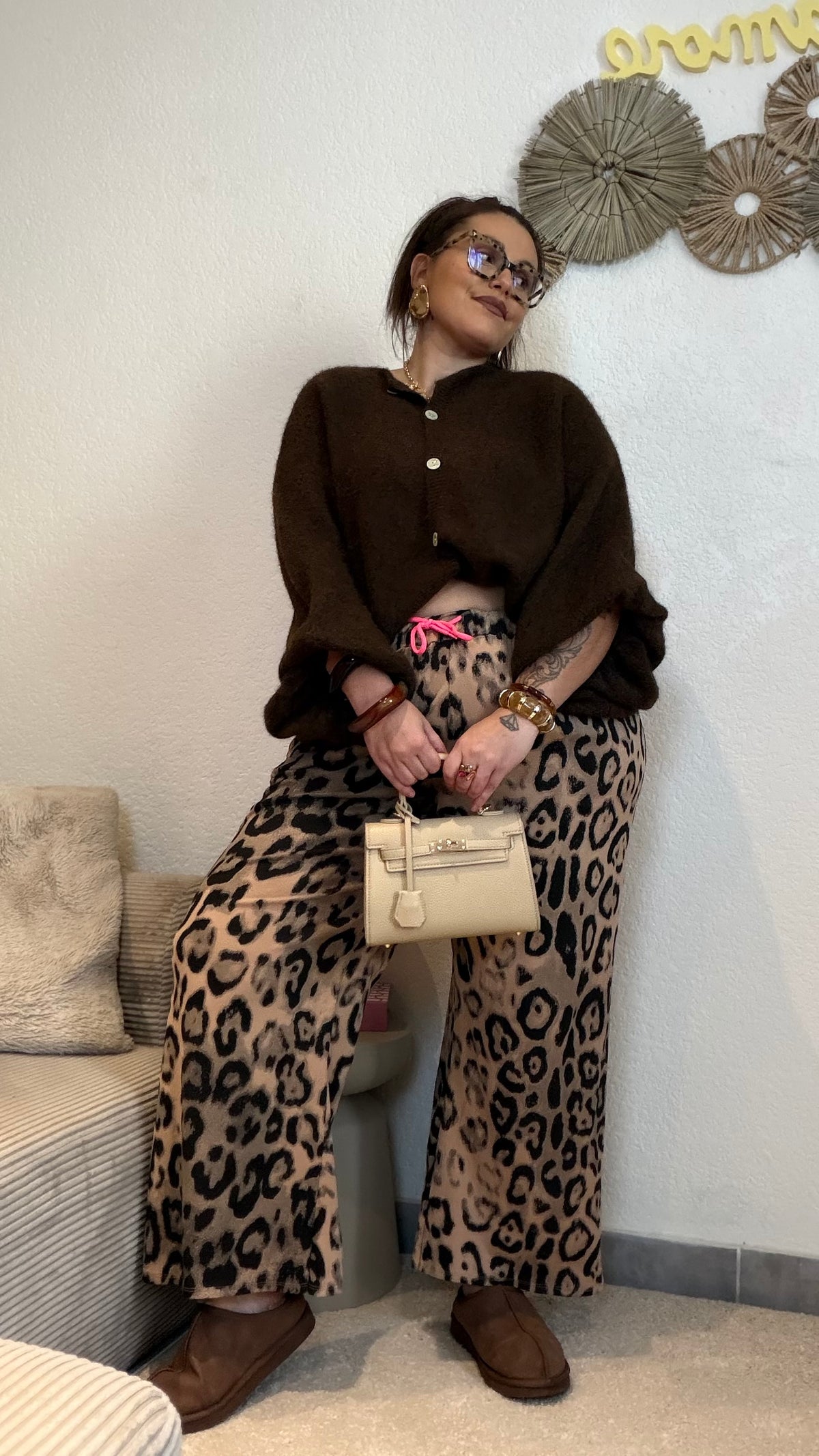 Pantalon leopard