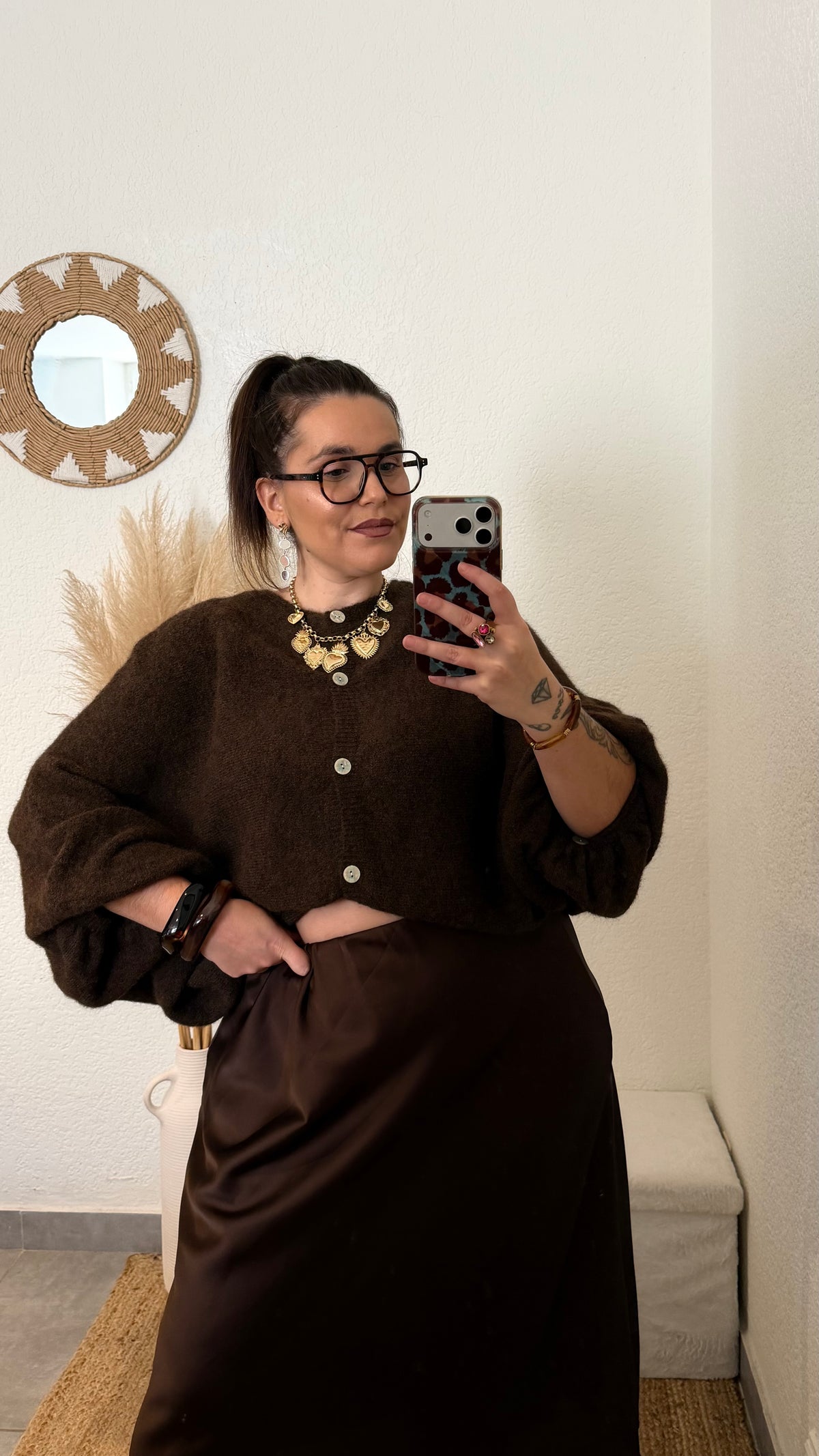 Gilet oversize manches ballon