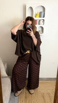 Pantalon à pois