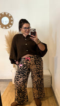 Pantalon leopard