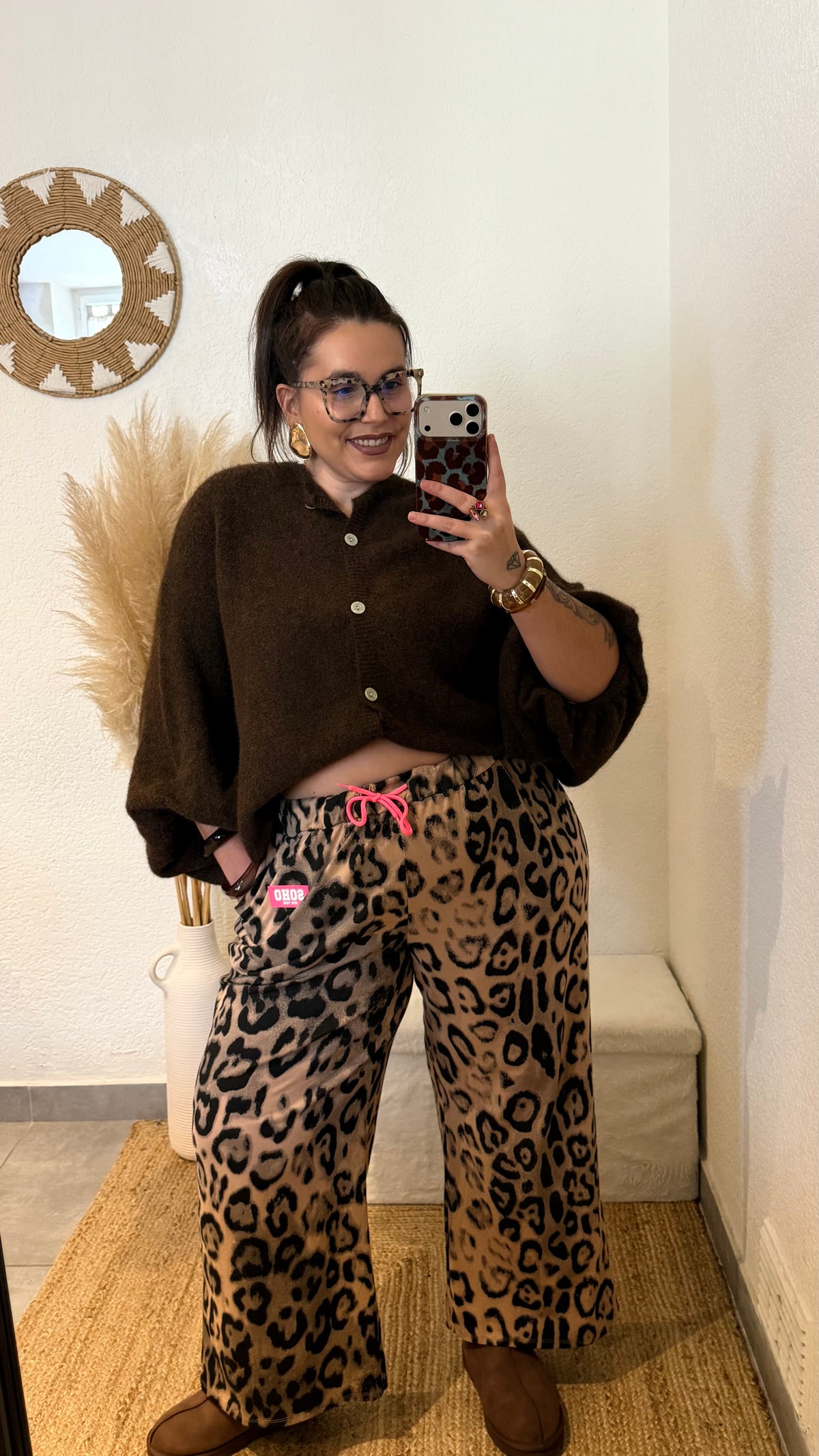 Pantalon leopard