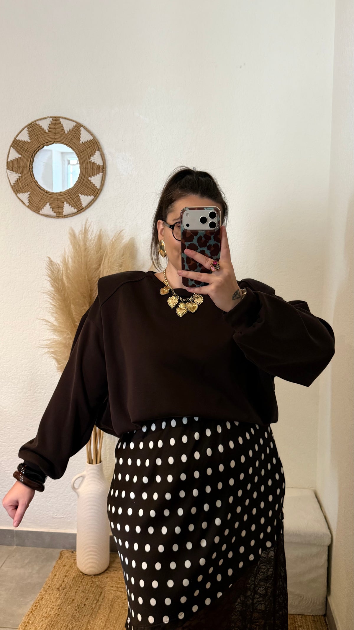 Sweat à épaulettes