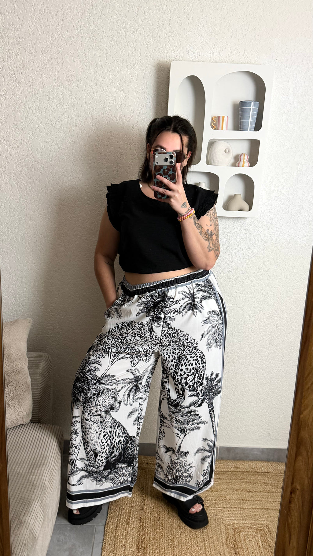 Pantalon jungle noir
