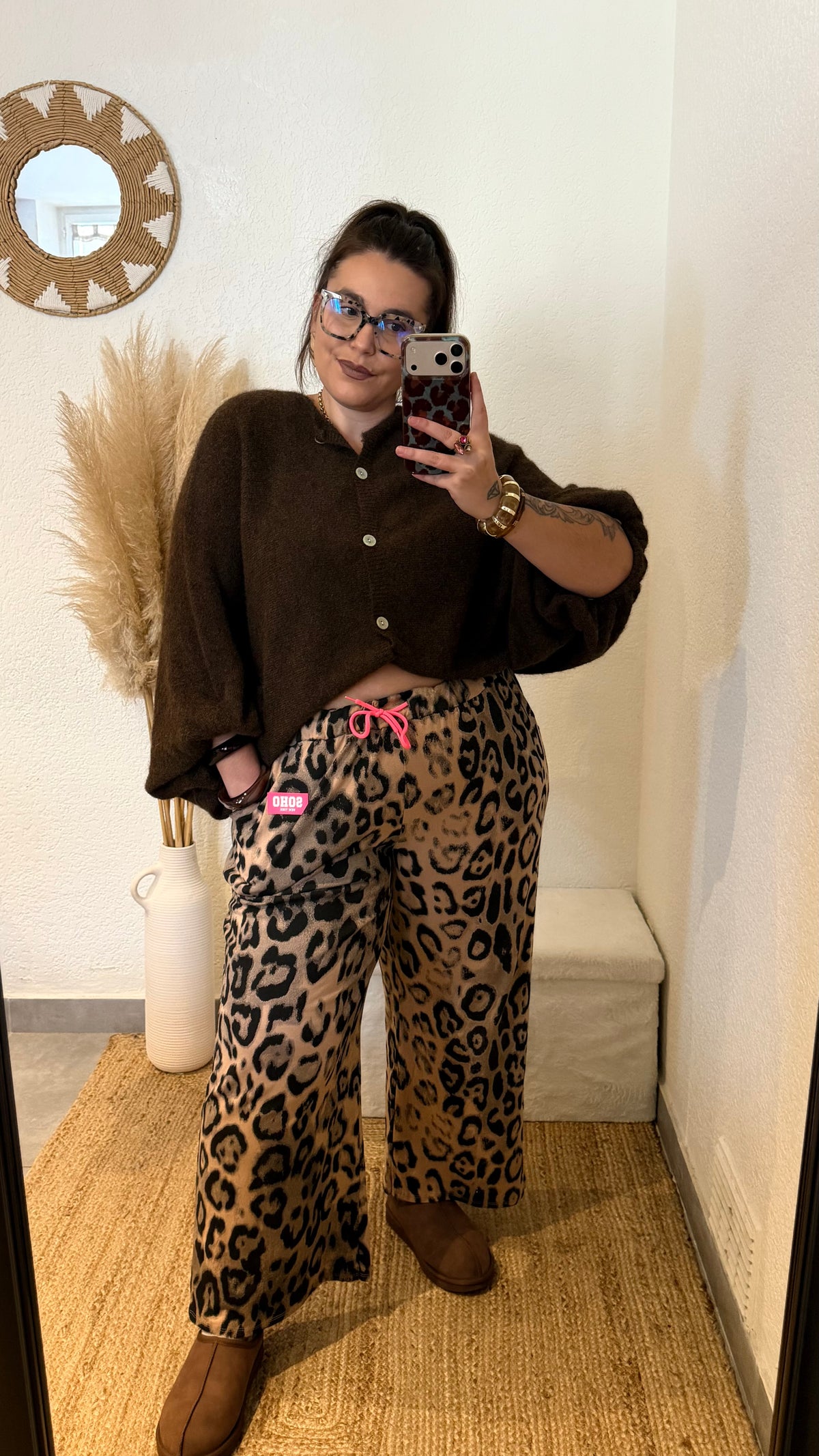 Pantalon leopard