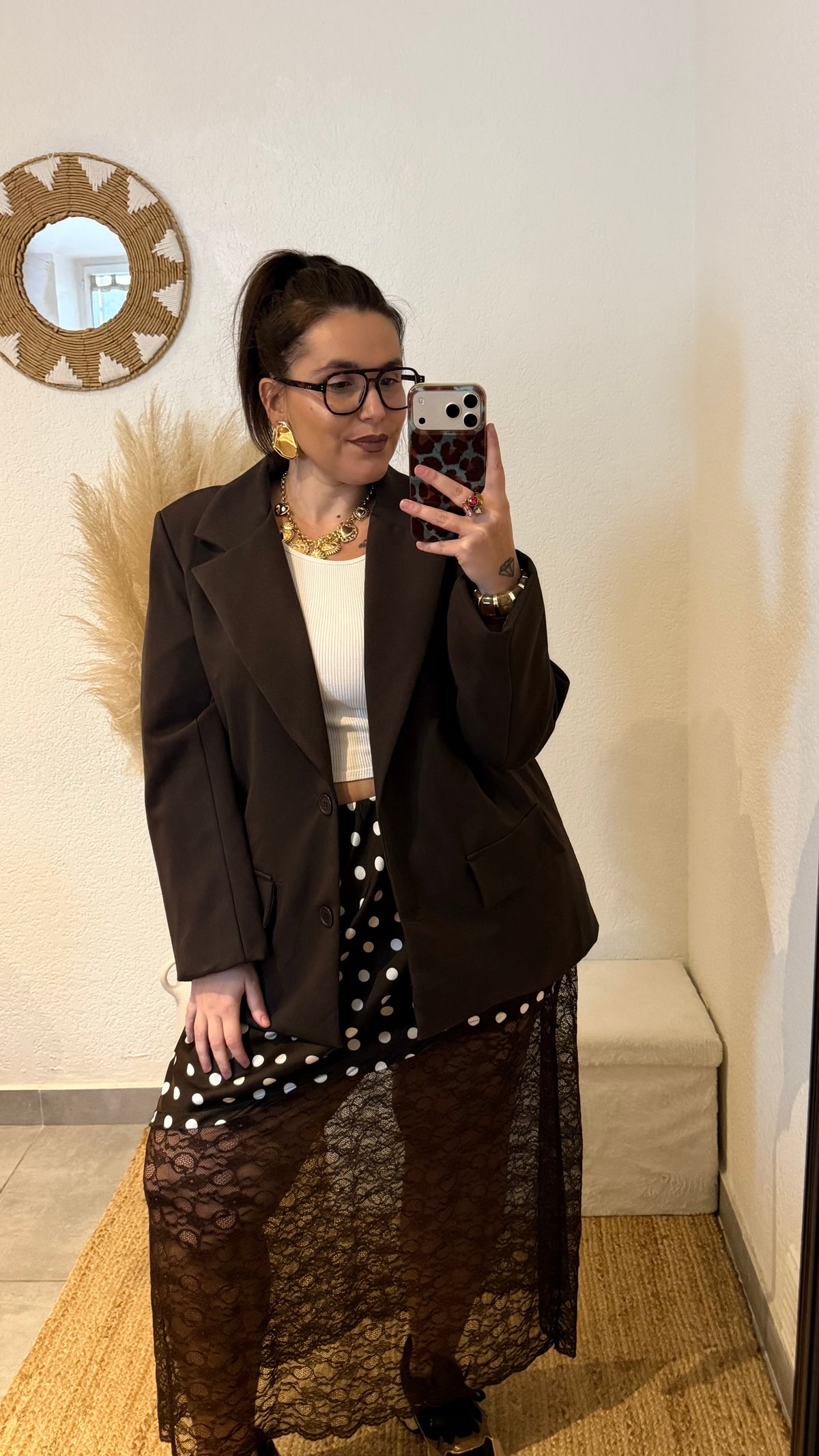 Blazer dos boutonné