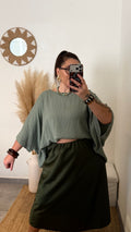 Blouse fluide cloutée
