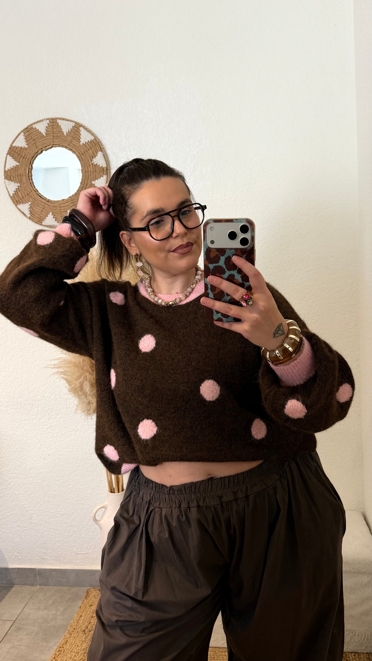 Pull à pois