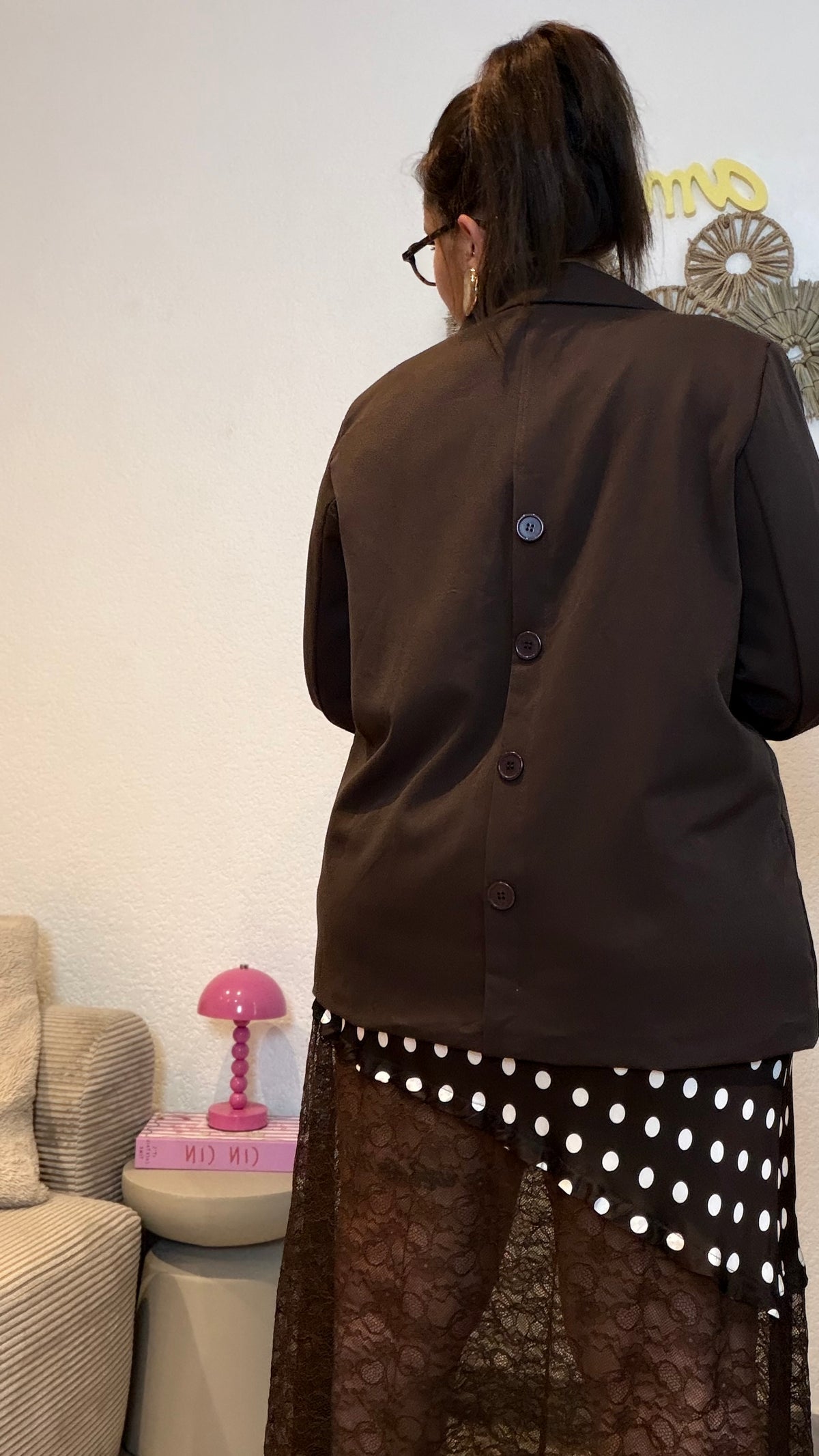 Blazer dos boutonné