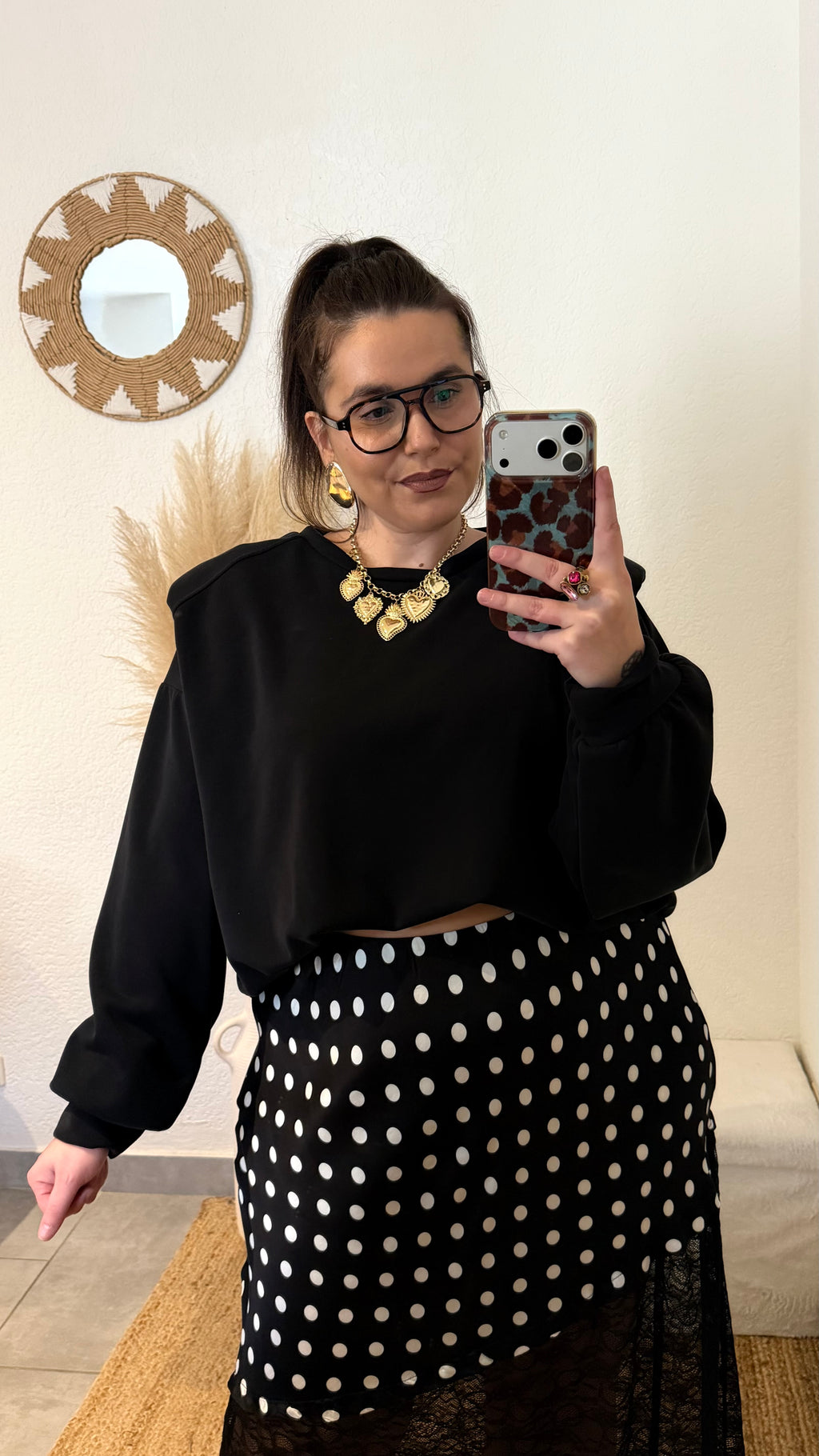 Sweat à épaulettes