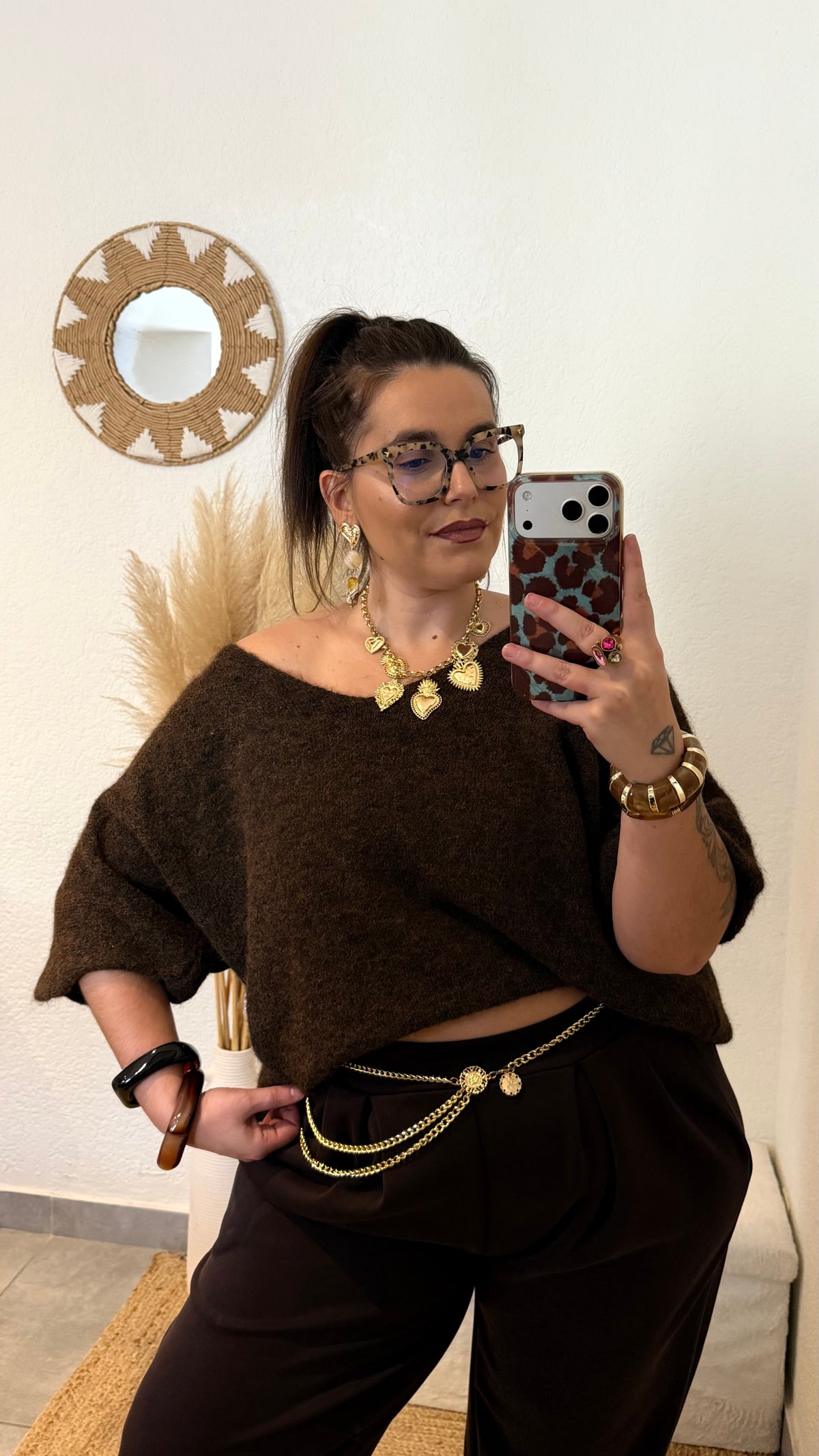 Pull oversize col V