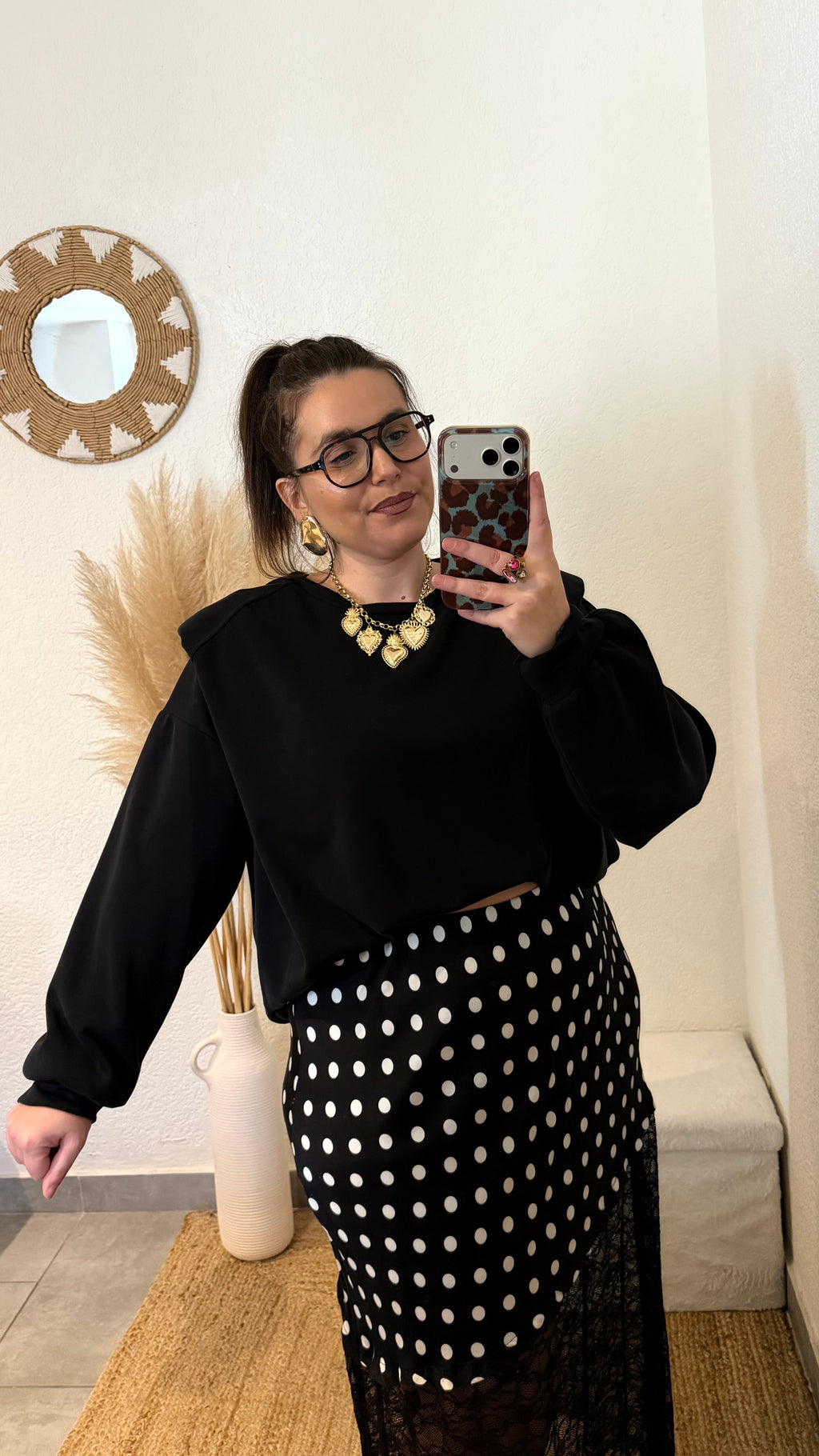 Sweat à épaulettes