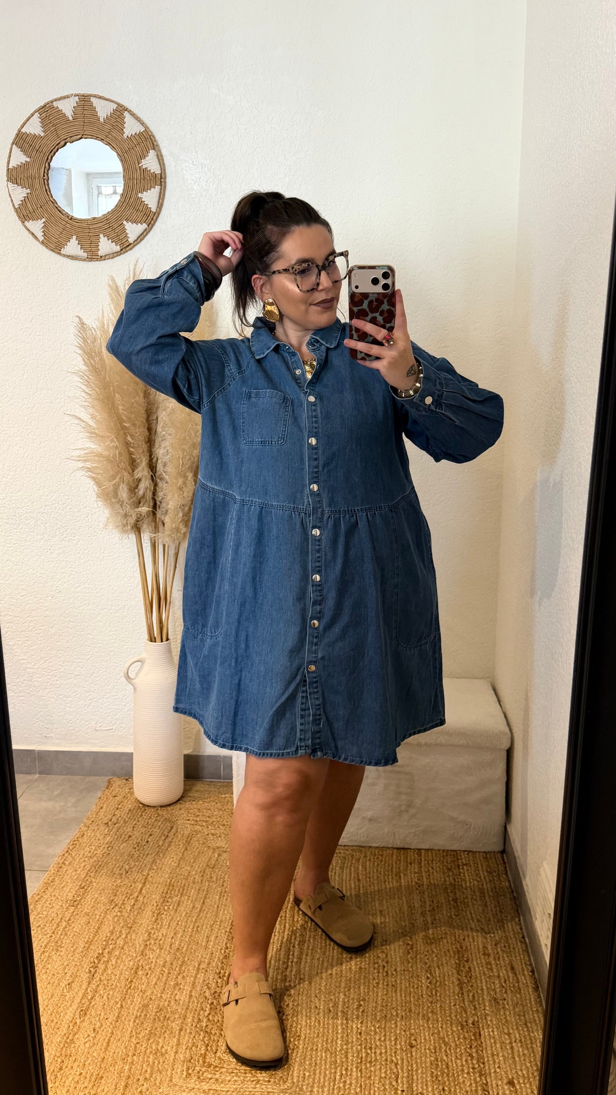 Robe en jean