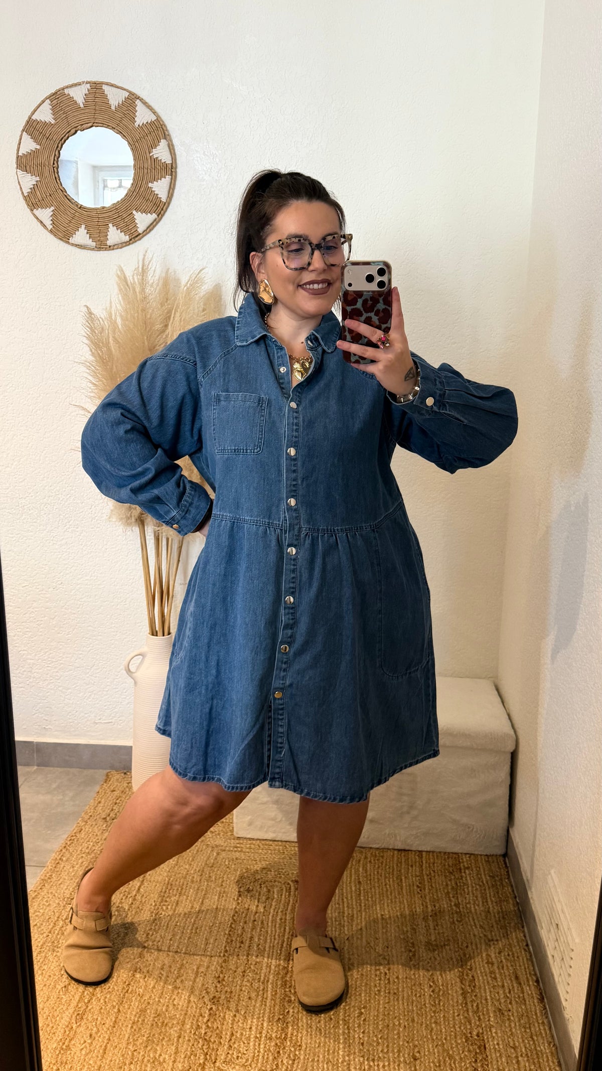 Robe en jean