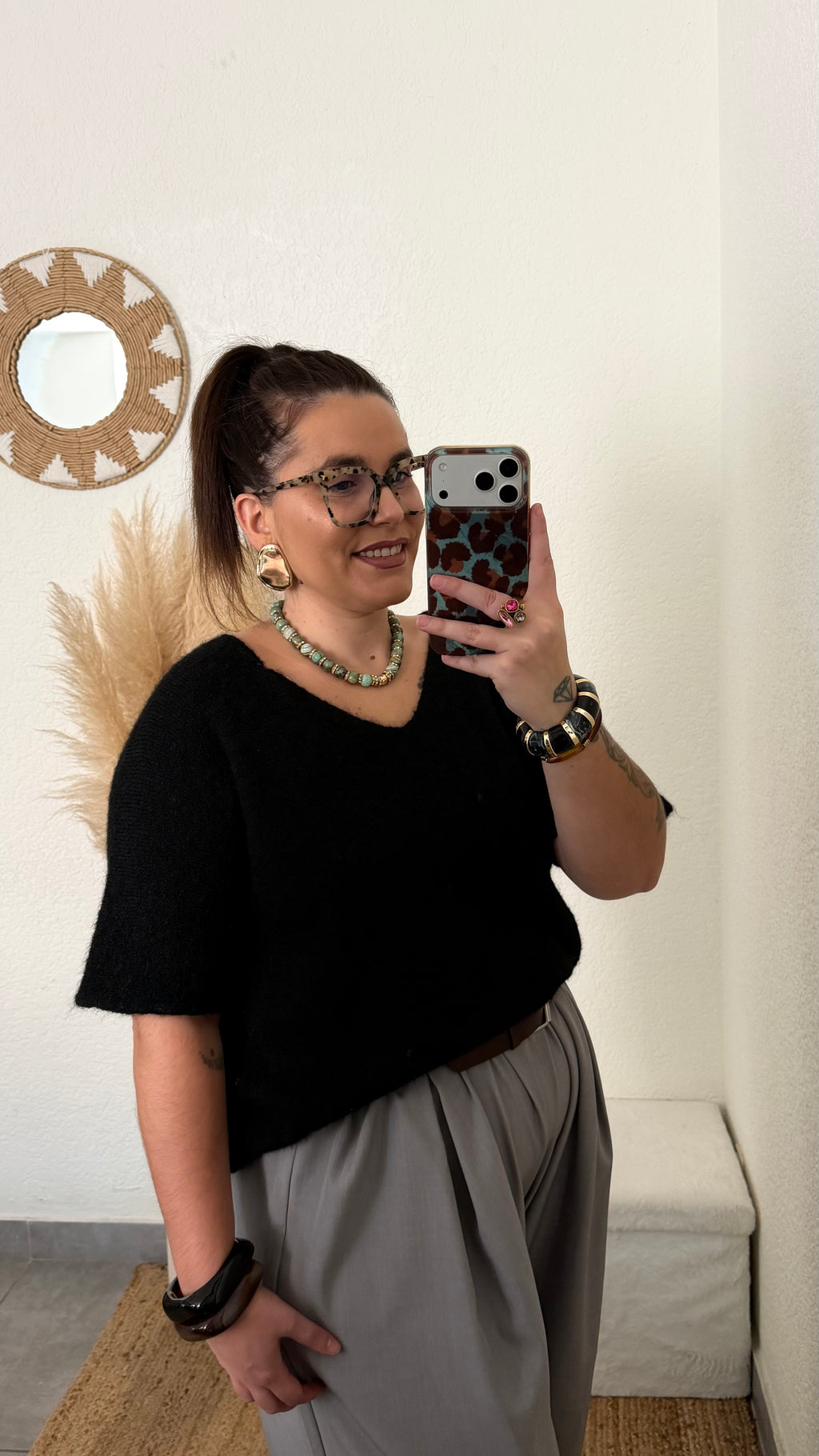Pull oversize col V