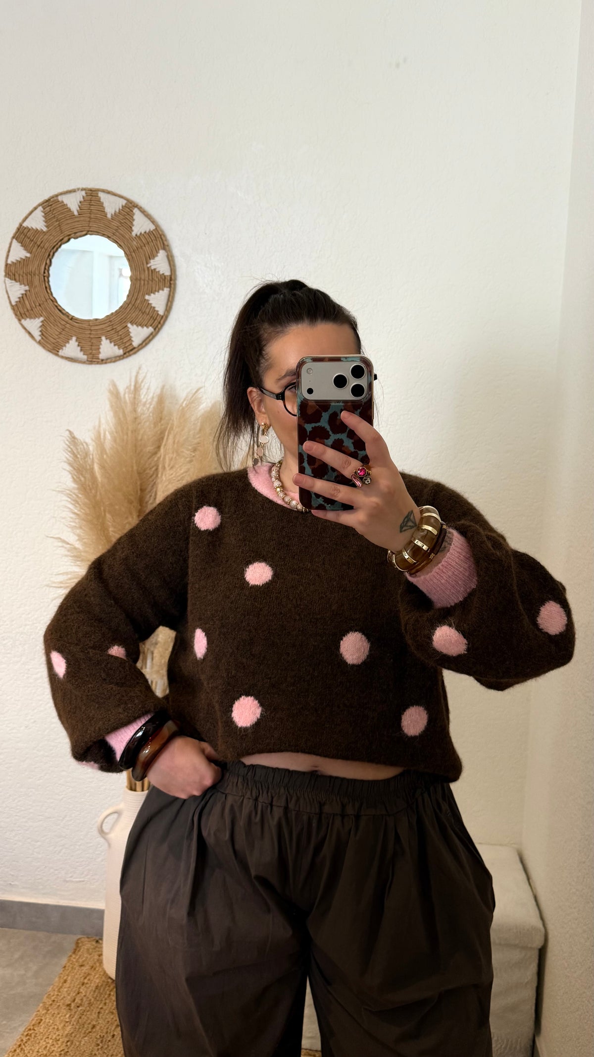 Pull à pois