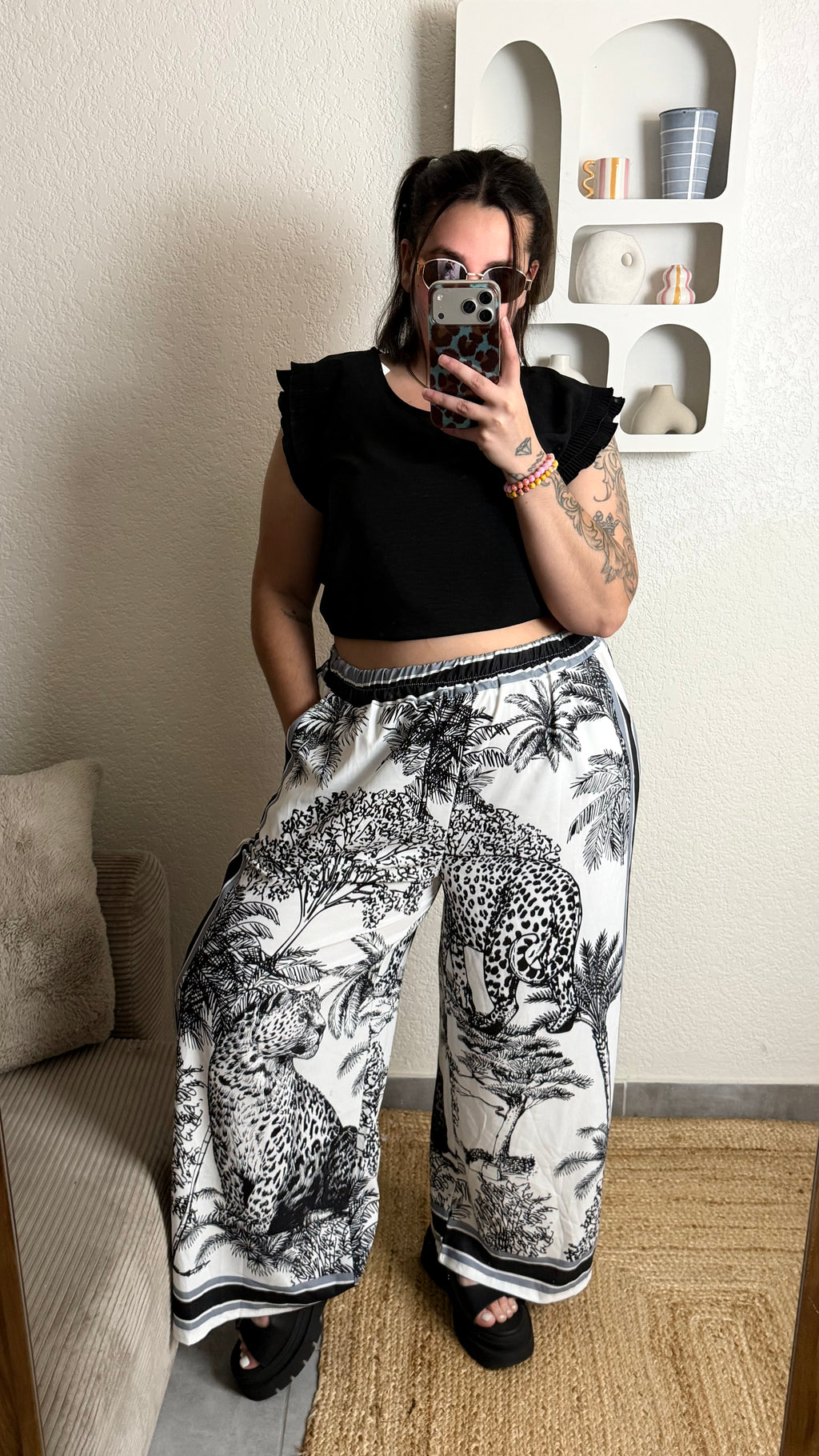Pantalon jungle noir