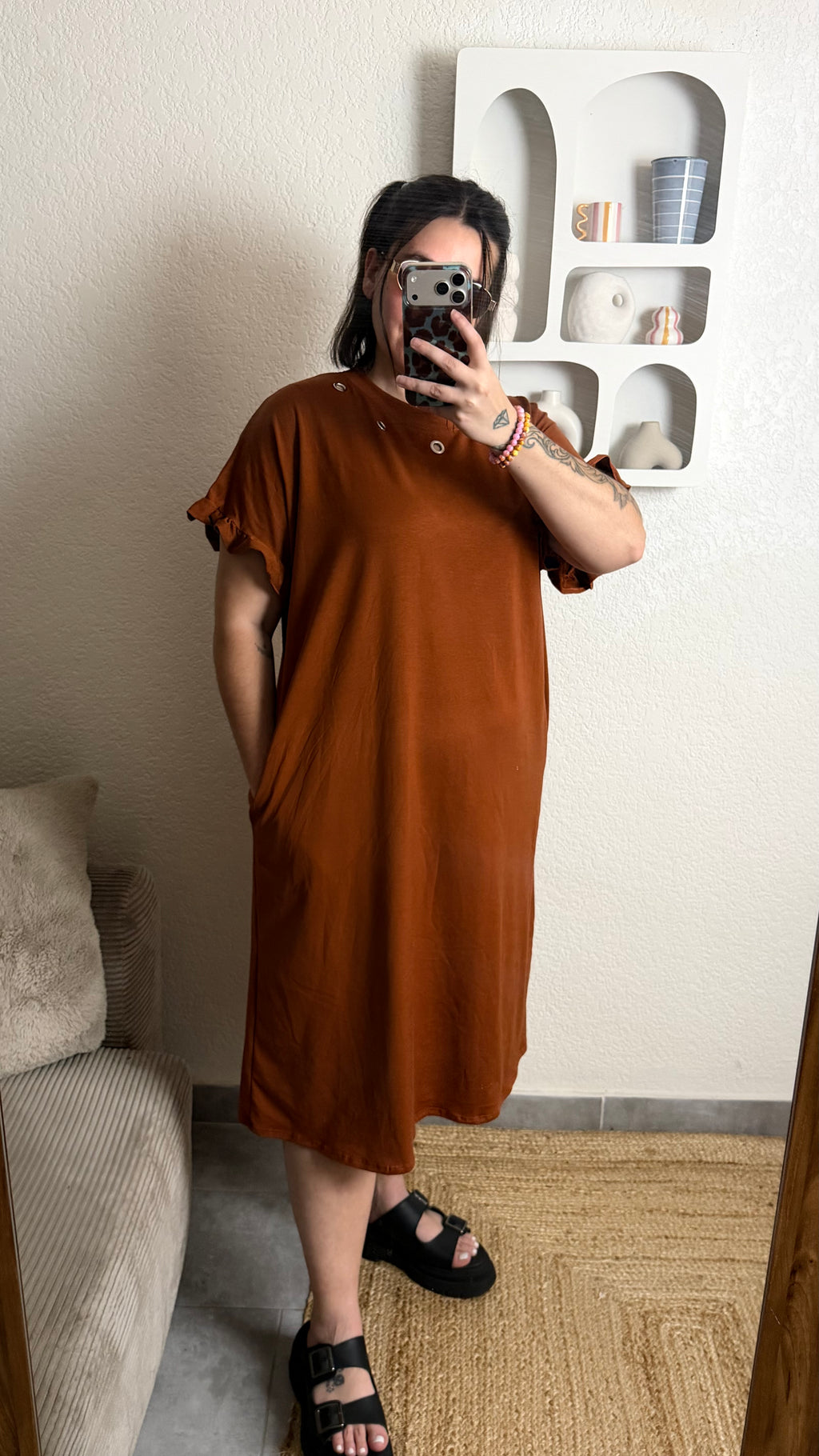 Robe œillets