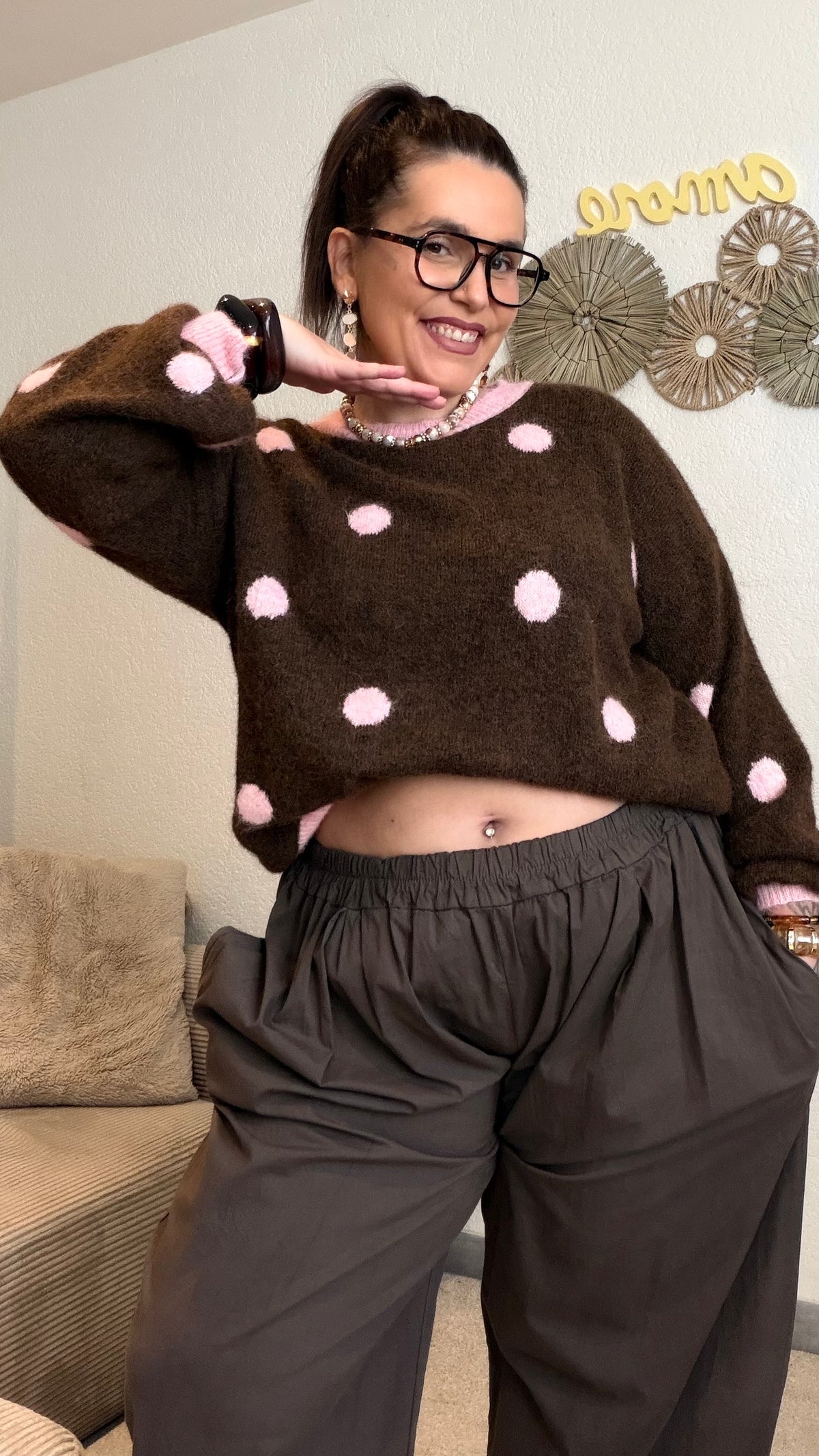Pull à pois