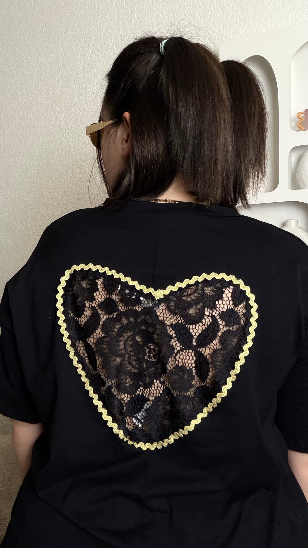 Tee shirt dos cœur