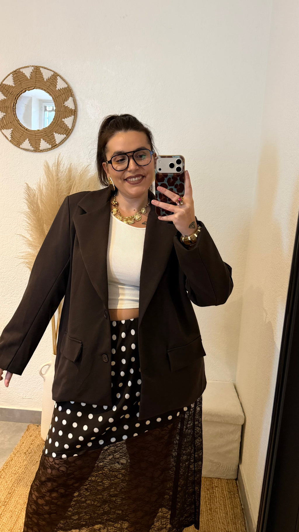 Blazer dos boutonné